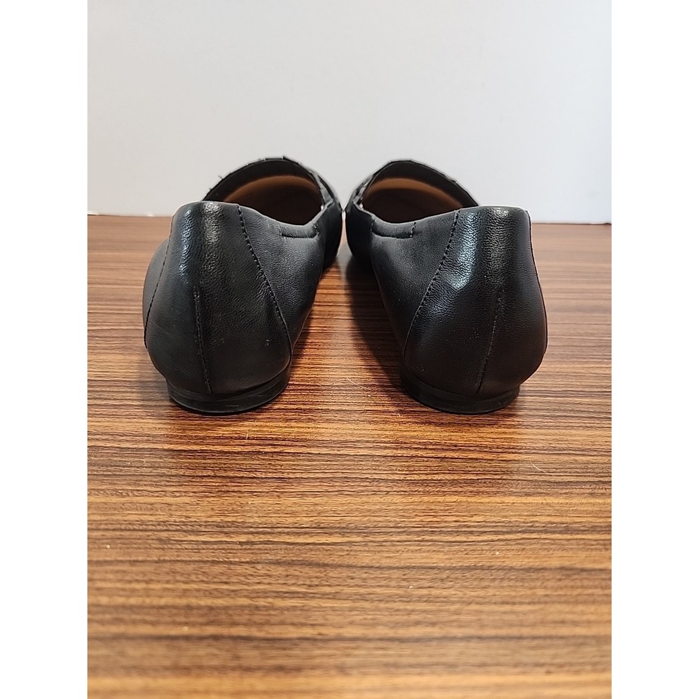 Trotters Flats Womens Size 8 M Emotion Loafer Black Leather Slip On - Picture 6 of 8